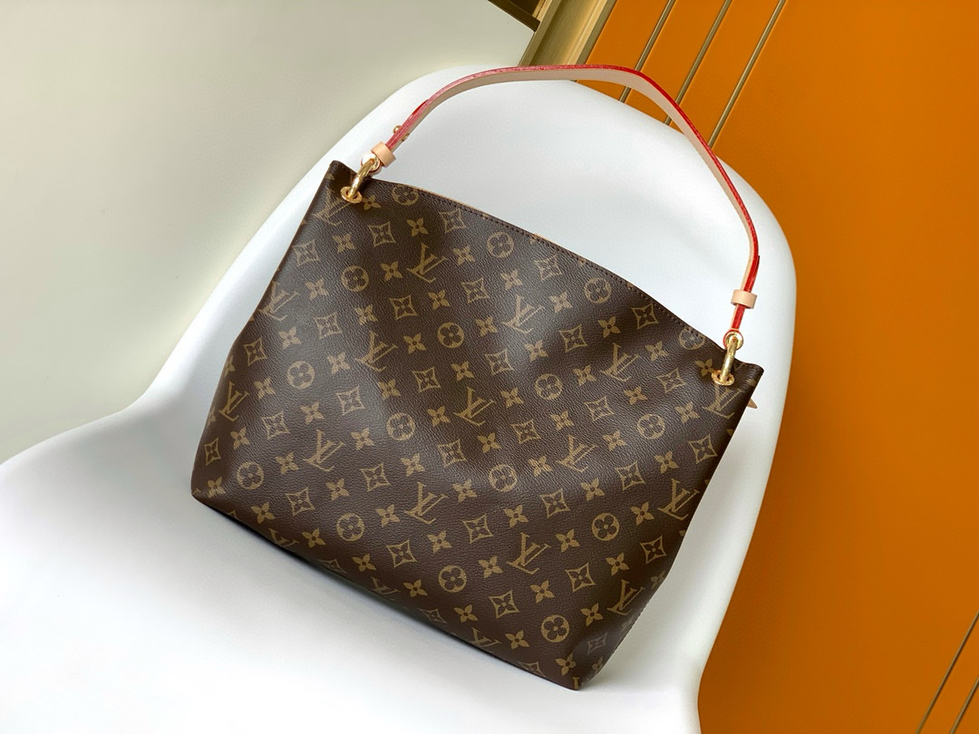 Louis Vuitton Graceful PM Bag Monogram with Gold Hardware