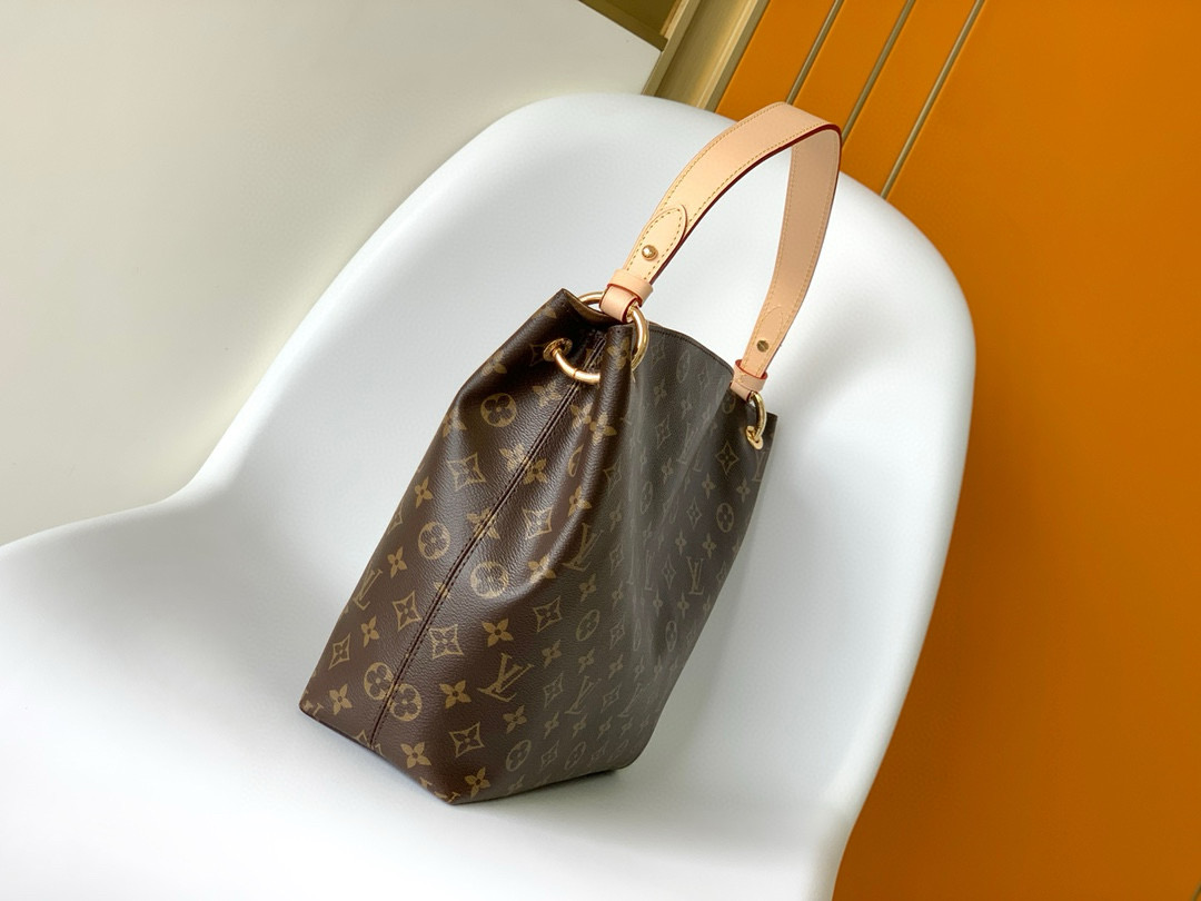 Louis Vuitton Graceful PM Bag Monogram with Gold Hardware