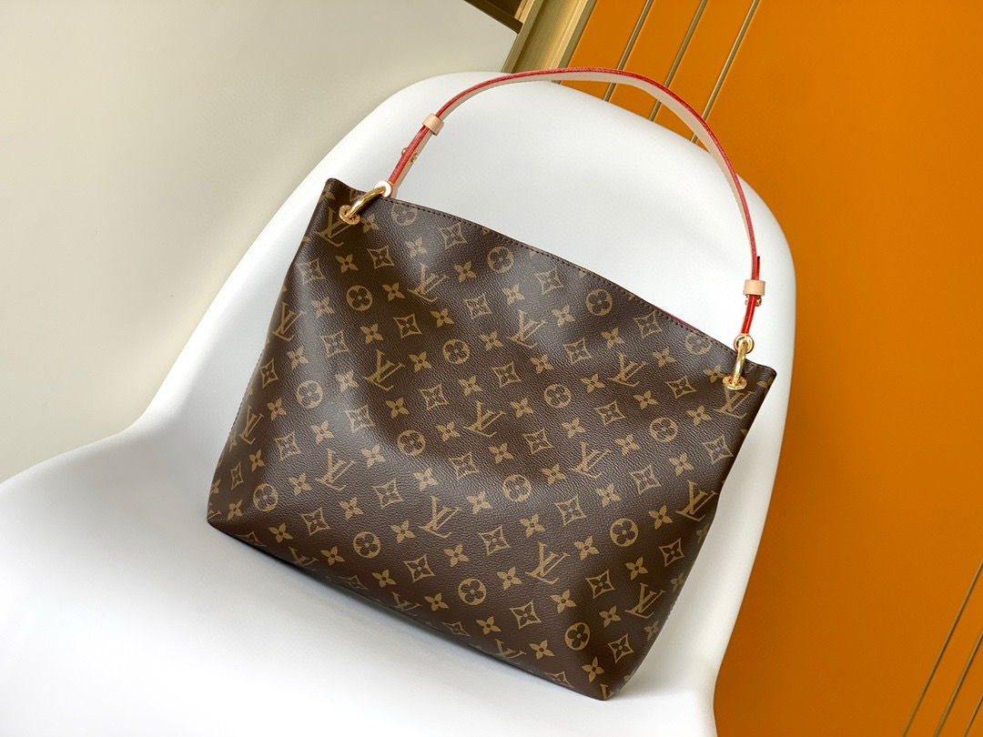 Louis Vuitton Graceful PM Bag Monogram with Gold Hardware