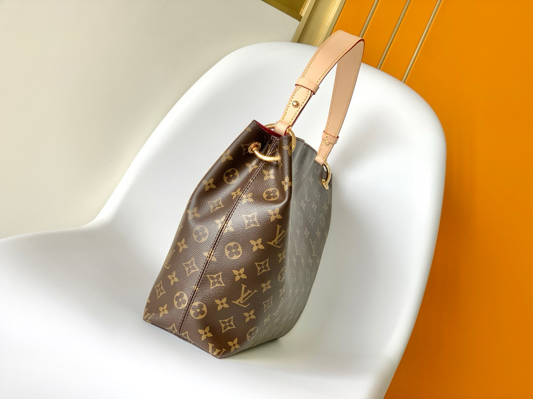 Louis Vuitton Graceful PM Bag Monogram with Gold Hardware