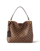 Louis Vuitton Graceful PM Bag Damier Ebene with Gold Hardware