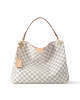 Louis Vuitton Graceful PM Bag Damier Azur with Gold Hardware