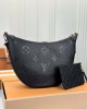 Louis Vuitton Loop Hobo Bag Black with Gold Hardware