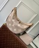 Louis Vuitton Loop Hobo Bag Dove Gray/Cream with Gold Hardware