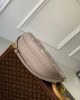 Louis Vuitton Loop Hobo Bag Dove Gray/Cream with Gold Hardware