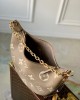 Louis Vuitton Loop Hobo Bag Dove Gray/Cream with Gold Hardware