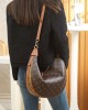 Louis Vuitton Loop Hobo Bag Monogram and Monogram Reverse with Gold Hardware