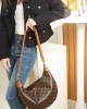 Louis Vuitton Loop Hobo Bag Monogram and Monogram Reverse with Gold Hardware