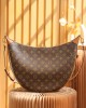 Louis Vuitton Loop Hobo Bag Monogram and Monogram Reverse with Gold Hardware