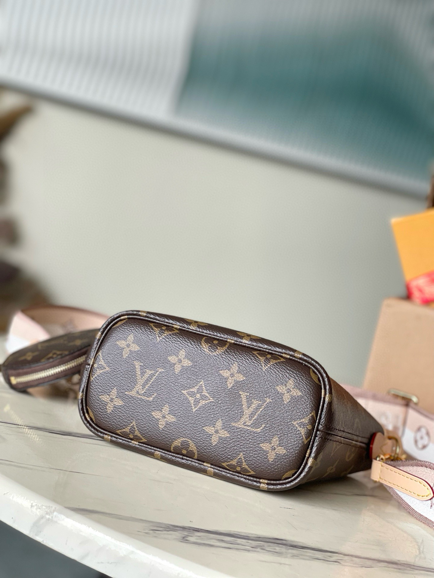 Louis Vuitton Neverfull BB Bag Monogram with Gold Hardware