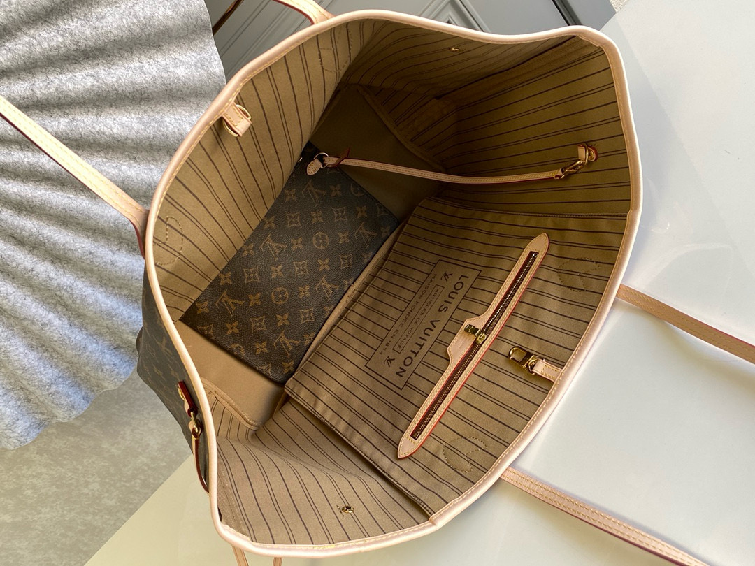 Louis Vuitton Neverfull GM Bag Monogram with Gold Hardware