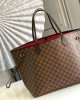 Louis Vuitton Neverfull GM Bag Damier Azur with Gold Hardware