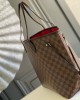 Louis Vuitton Neverfull GM Bag Damier Azur with Gold Hardware