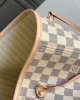 Louis Vuitton Neverfull GM Bag Damier Azur with Gold Hardware