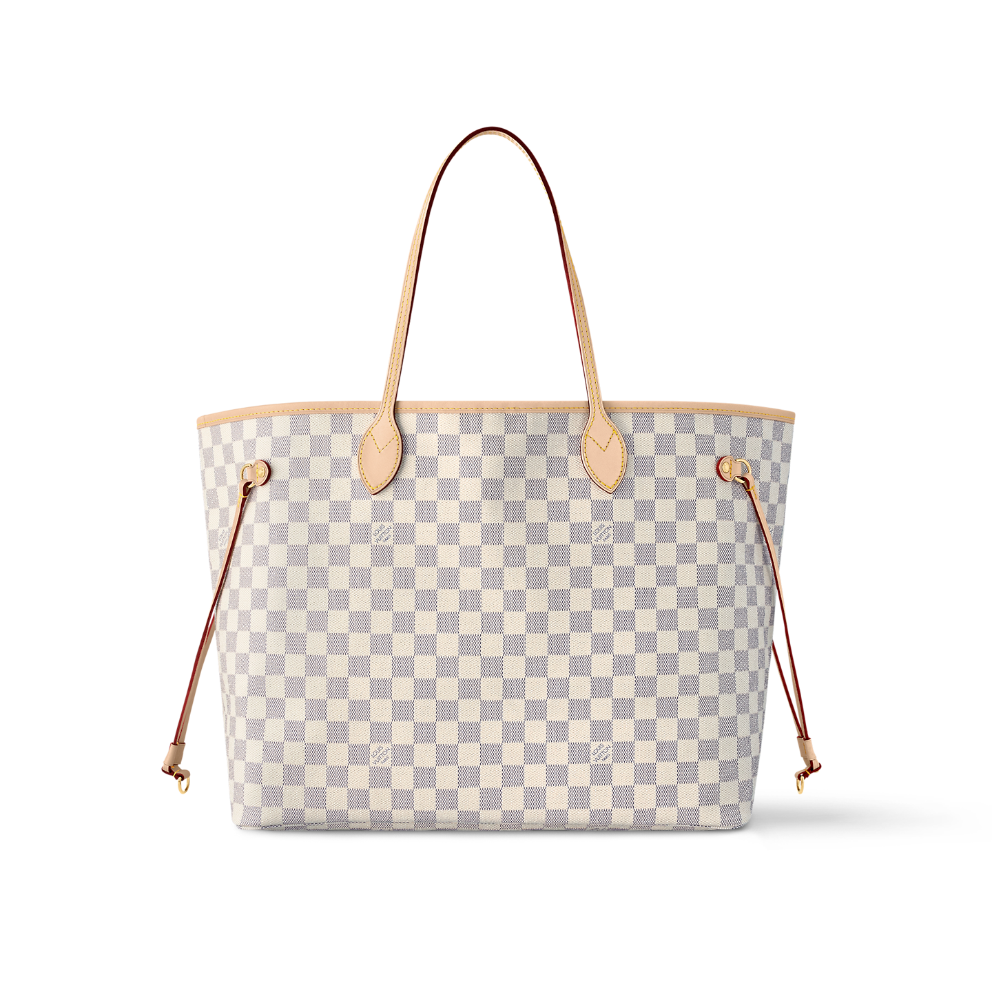 Louis Vuitton Neverfull GM Bag Damier Azur with Gold Hardware