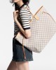 Louis Vuitton Neverfull GM Bag Damier Azur with Gold Hardware