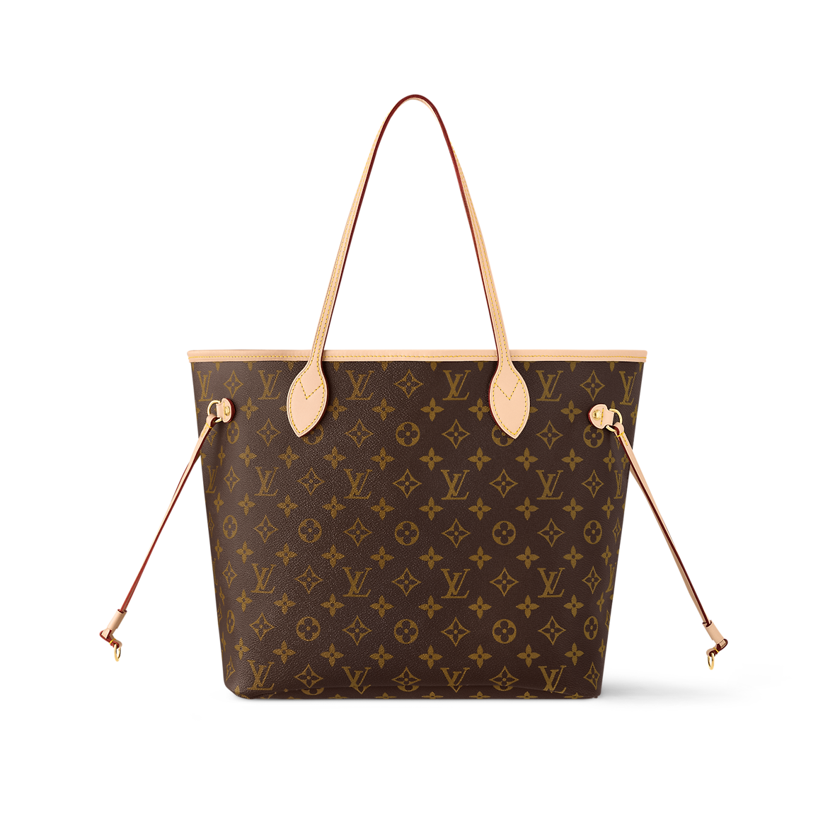 Louis Vuitton Neverfull MM Bag Monogram with Gold Hardware