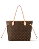 Louis Vuitton Neverfull MM Bag Monogram with Gold Hardware