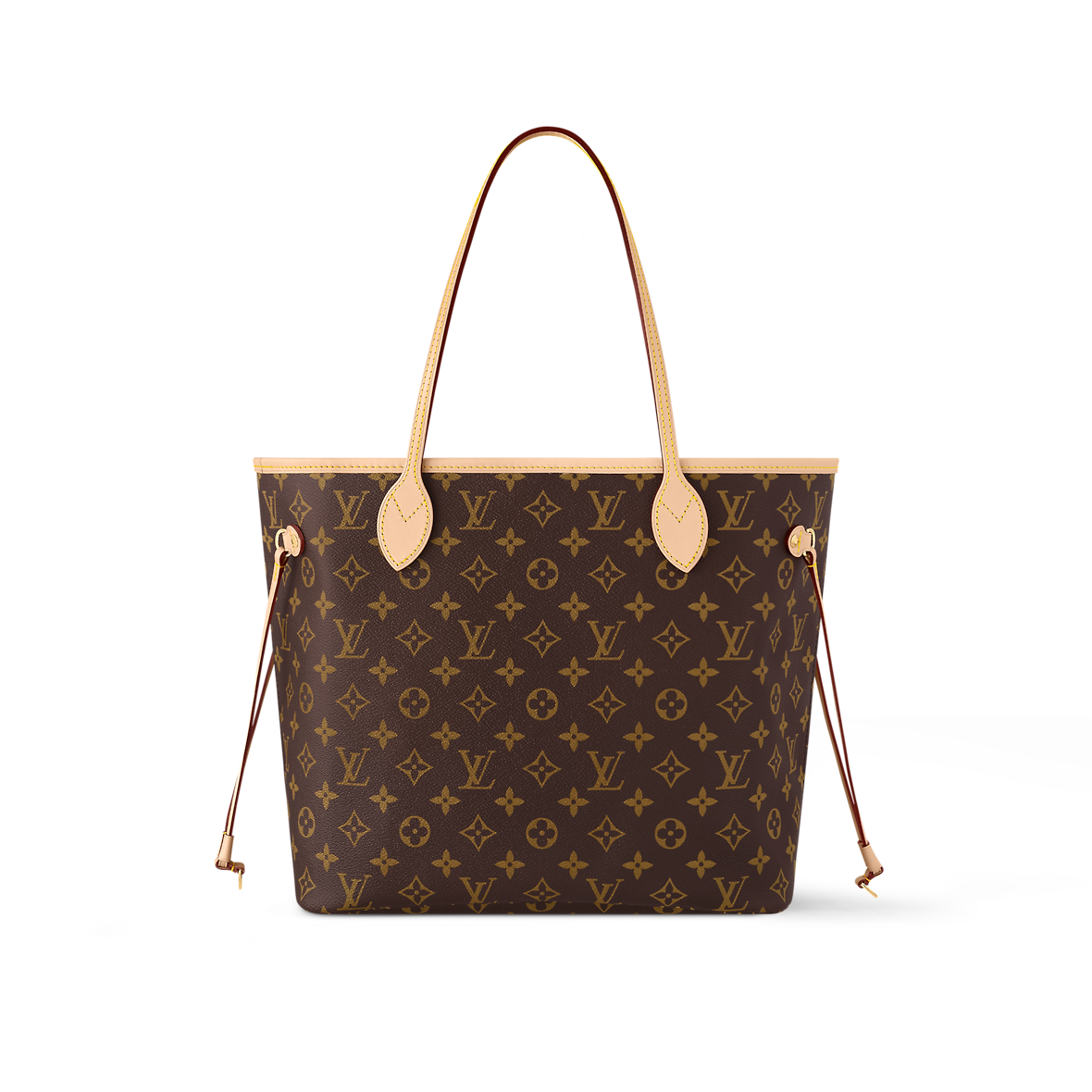 Louis Vuitton Neverfull MM Bag Monogram with Gold Hardware