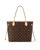 Louis Vuitton Neverfull MM Bag Monogram with Gold Hardware