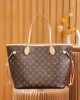 Louis Vuitton Neverfull MM Bag Monogram with Gold Hardware