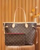 Louis Vuitton Neverfull MM Bag Monogram with Gold Hardware