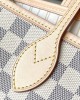 Louis Vuitton Neverfull MM Bag Damier Azur with Gold Hardware