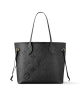 Louis Vuitton Neverfull MM Bag Black with Gold Hardware