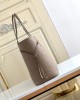 Louis Vuitton Neverfull MM Bag Beige Tourterelle with Gold Hardware