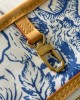 Louis Vuitton Neverfull MM Bag Monogram Lagoon Blue with Gold Hardware