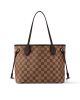 Louis Vuitton Neverfull PM Bag Damier Ebene with Gold Hardware