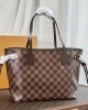 Louis Vuitton Neverfull PM Bag Damier Ebene with Gold Hardware