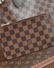 Louis Vuitton Neverfull PM Bag Damier Ebene with Gold Hardware