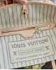 Louis Vuitton Neverfull PM Bag Damier Azur with Gold Hardware