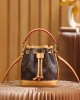 Louis Vuitton Nano Noé Bag Monogram with Gold Hardware