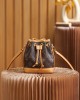 Louis Vuitton Nano Noé Bag Monogram with Gold Hardware