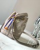 Louis Vuitton Nano Noé Bag Tourterelle Gray/Cream with Gold Hardware