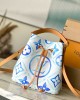 Louis Vuitton NéoNoé BB Bag Blue with Gold Hardware