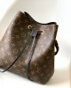 Louis Vuitton NéoNoé MM Bag Monogram Black with Gold Hardware