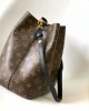 Louis Vuitton NéoNoé MM Bag Monogram Black with Gold Hardware