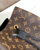 Louis Vuitton NéoNoé MM Bag Monogram Black with Gold Hardware