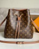 Louis Vuitton NéoNoé MM Bag Monogram Caramel Brown with Gold Hardware