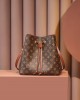 Louis Vuitton NéoNoé MM Bag Monogram Caramel Brown with Gold Hardware