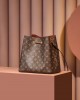 Louis Vuitton NéoNoé MM Bag Monogram Caramel Brown with Gold Hardware