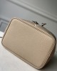 Louis Vuitton NéoNoé MM Bag Cream/Tourterelle Gray with Gold Hardware