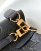 Louis Vuitton NéoNoé MM Bag Black with Gold Hardware