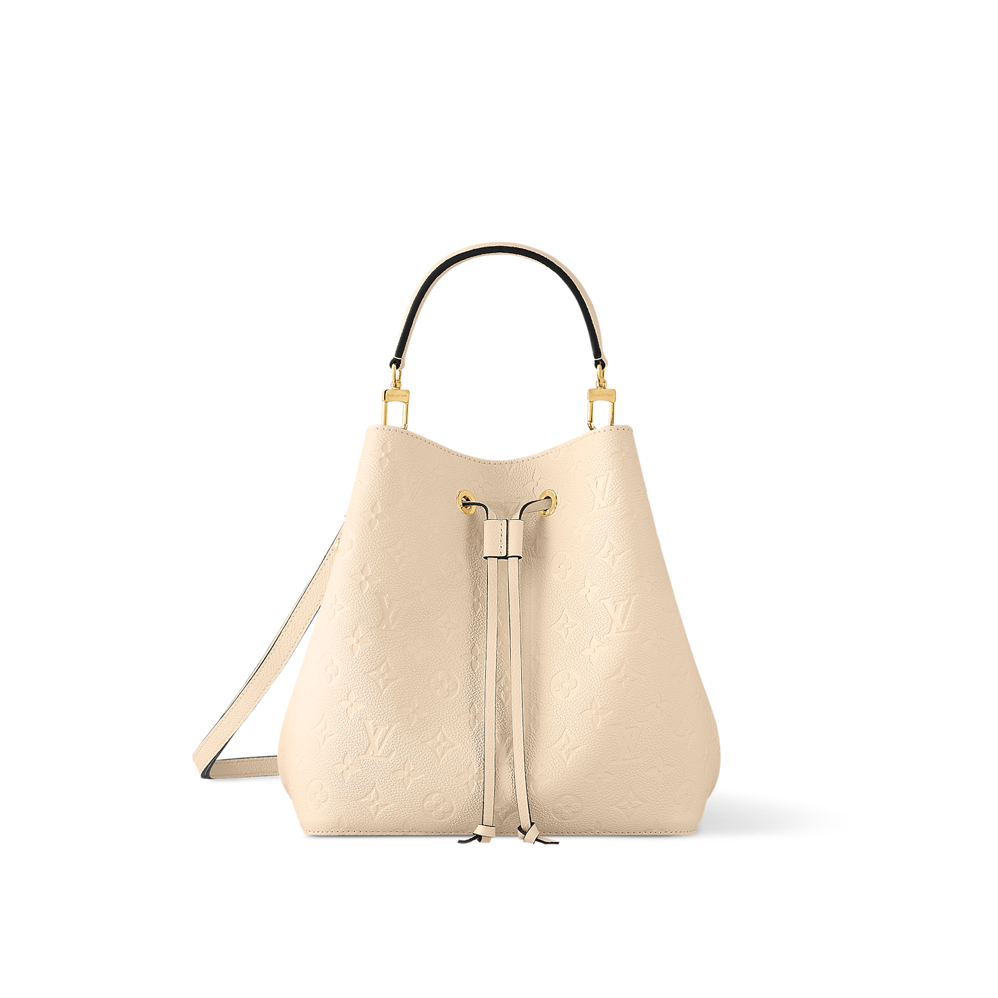 Louis Vuitton NéoNoé MM Bag Cream with Gold Hardware