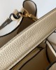 Louis Vuitton NéoNoé MM Bag Cream with Gold Hardware