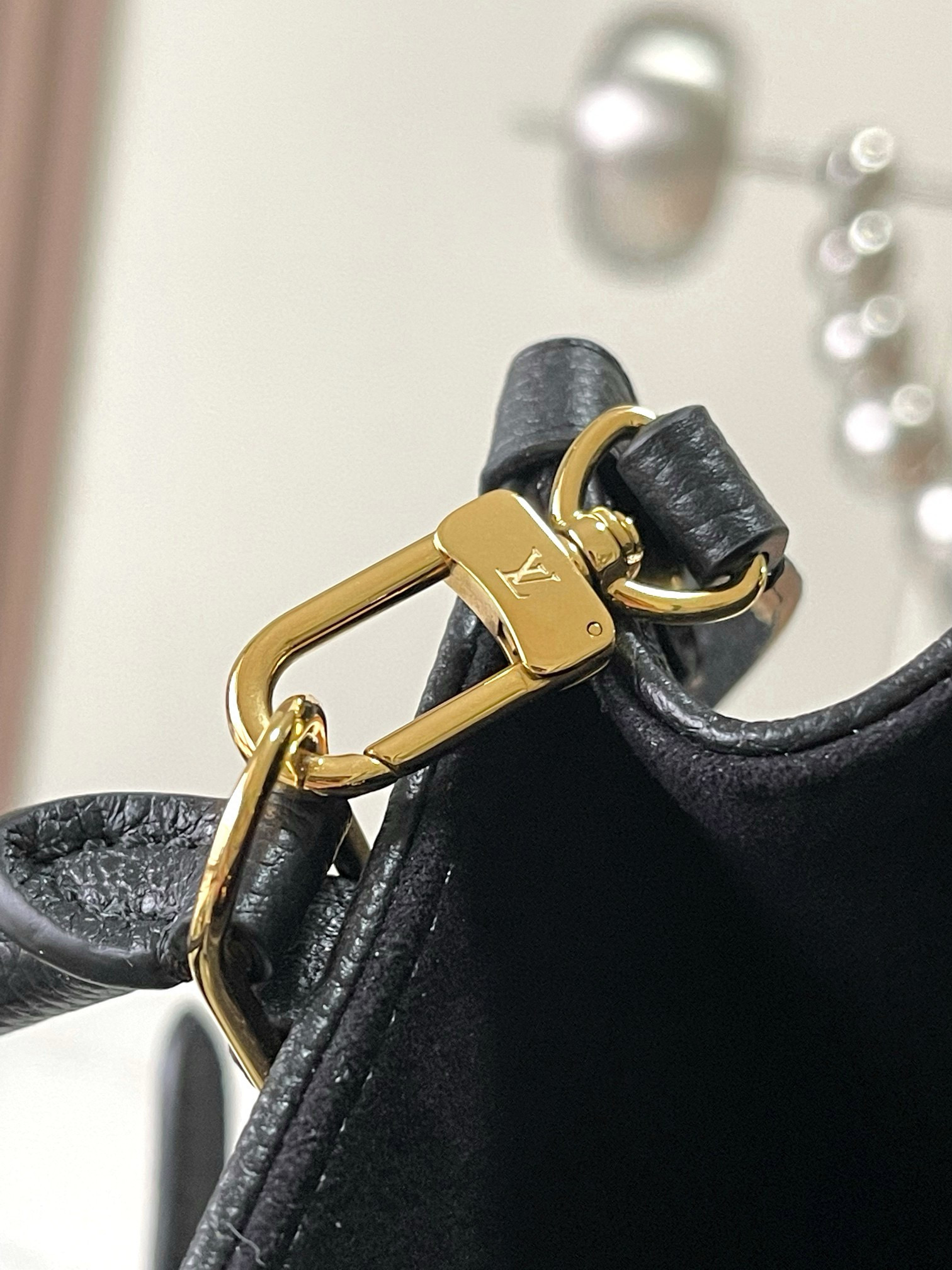 Louis Vuitton OnTheGo BB Bag Black with Gold Hardware