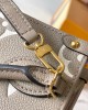 Louis Vuitton OnTheGo BB Bag Dove Gray/Cream with Gold Hardware